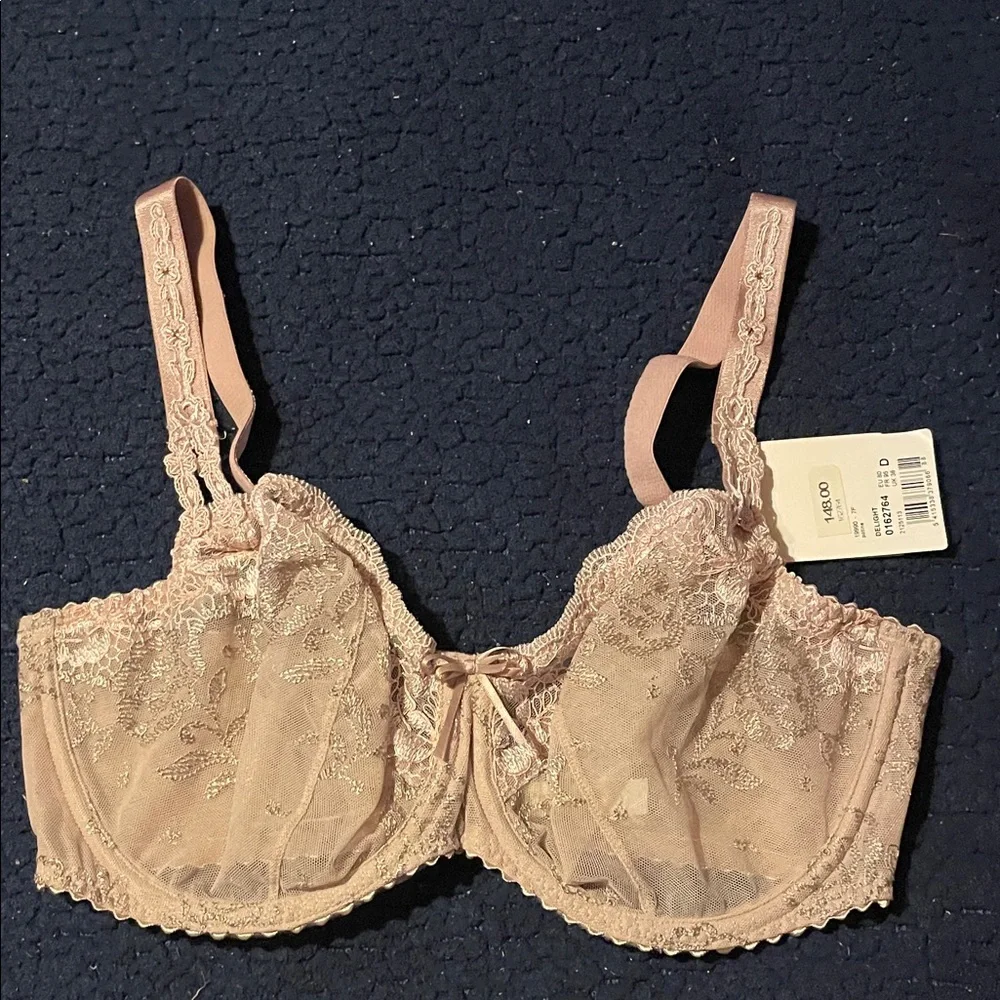 Prima Donna Lace Bra in Blush Pink - Picture 1 of 3